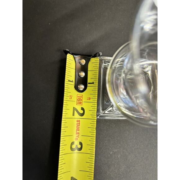 SET OF 5 DUNCAN & MILLER Alden GLASS Juice Oyster Fruit Cocktail Square Pedestal - Picture 7 of 7